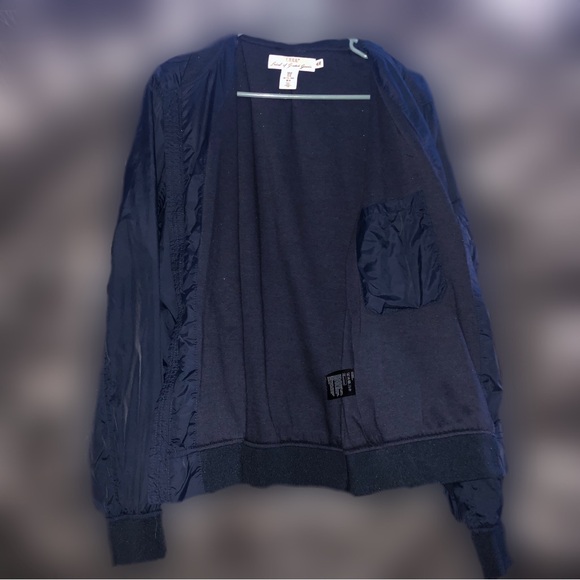 Men’s Blue Bomber Jacket - Picture 3 of 3